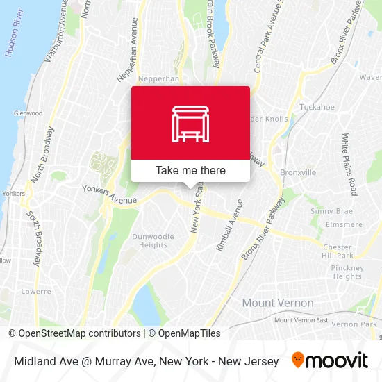 Midland Ave @ Murray Ave map