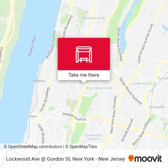 Lockwood Ave @ Gordon St map