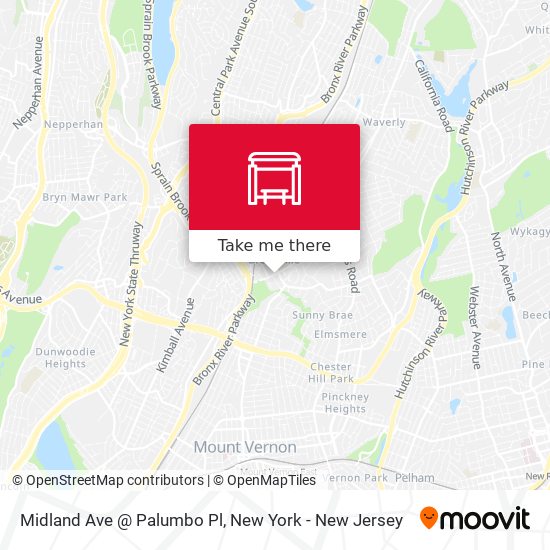 Mapa de Midland Ave @ Palumbo Pl