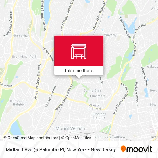 Midland Ave @ Palumbo Pl map