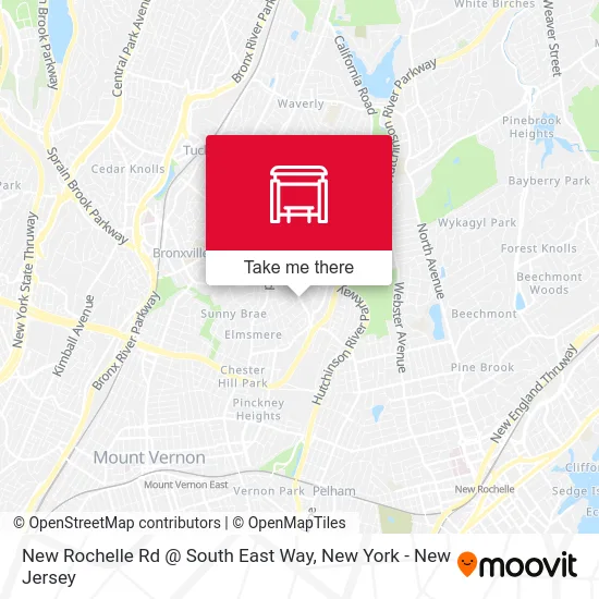 New Rochelle Rd @ South East Way map