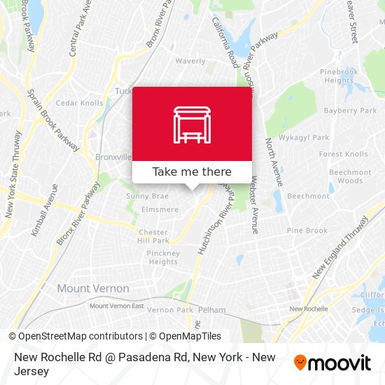 New Rochelle Rd @ Pasadena Rd map