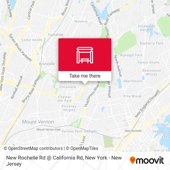 New Rochelle Rd @ California Rd map