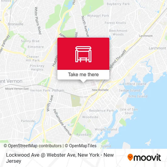 Lockwood Ave @ Webster Ave map