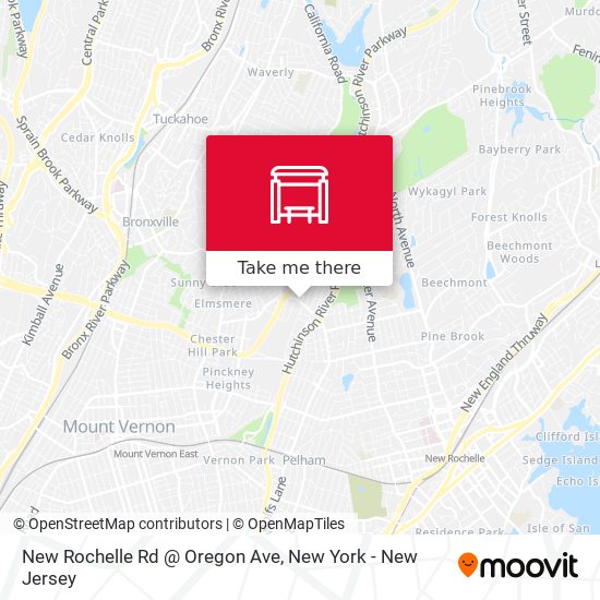 New Rochelle Rd @ Oregon Ave map