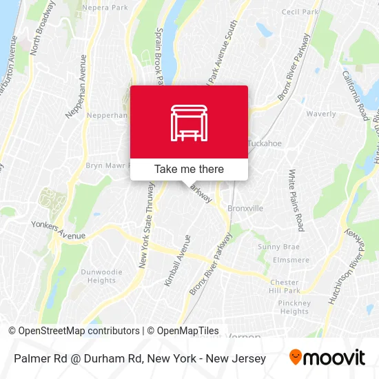 Palmer Rd @ Durham Rd map