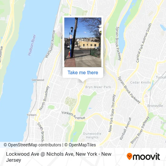 Lockwood Ave @ Nichols Ave map