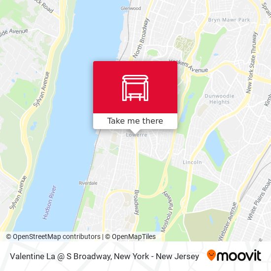 Mapa de Valentine La @ S Broadway