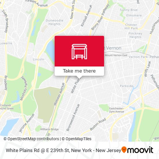 White Plains Rd @ E 239th St map