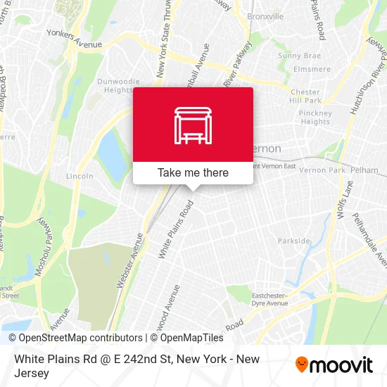 White Plains Rd @ E 242nd St map