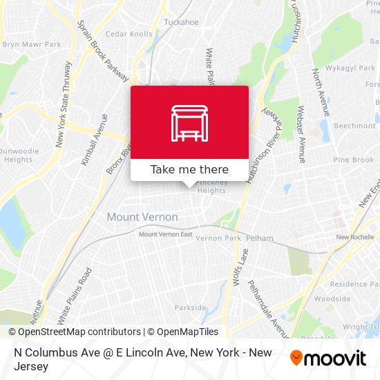 N Columbus Ave @ E Lincoln Ave map
