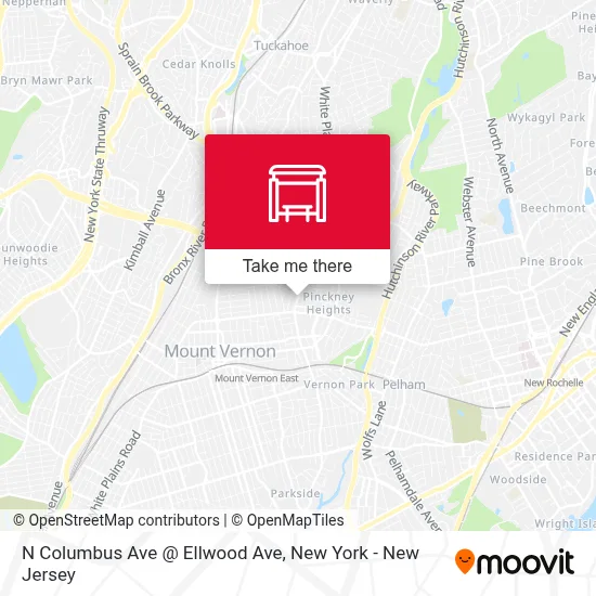 N Columbus Ave @ Ellwood Ave map