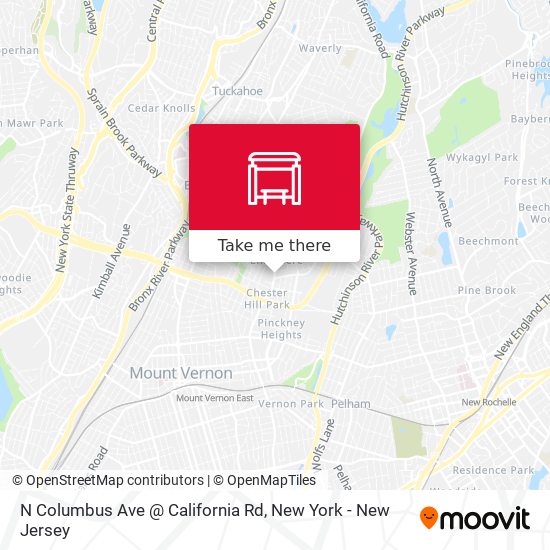 Mapa de N Columbus Ave @ California Rd