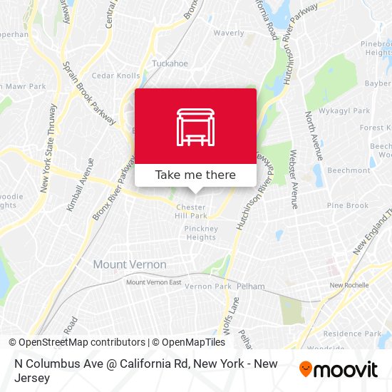 N Columbus Ave @ California Rd map