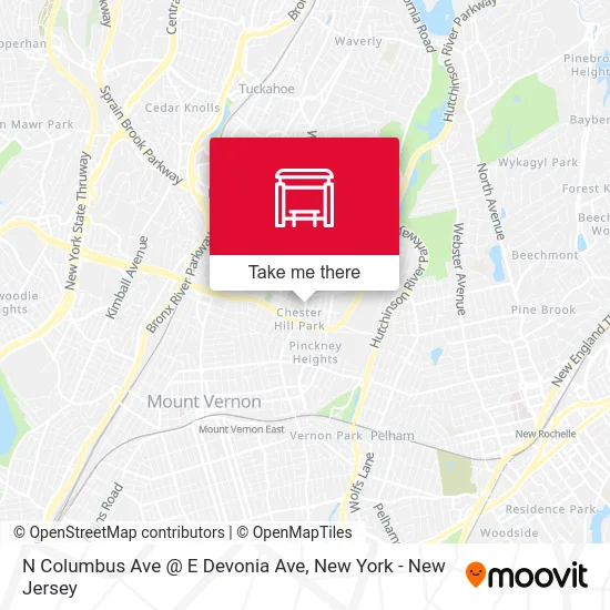 N Columbus Ave @ E Devonia Ave map