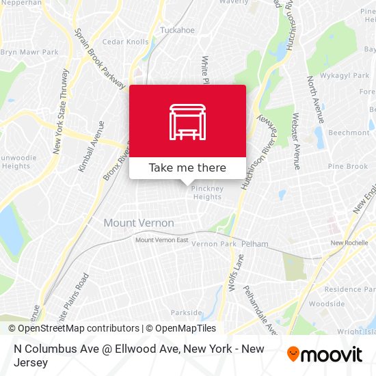 Mapa de N Columbus Ave @ Ellwood Ave
