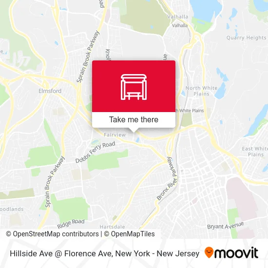 Hillside Ave @ Florence Ave map