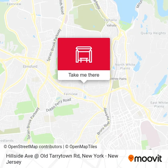 Hillside Ave @ Old Tarrytown Rd map