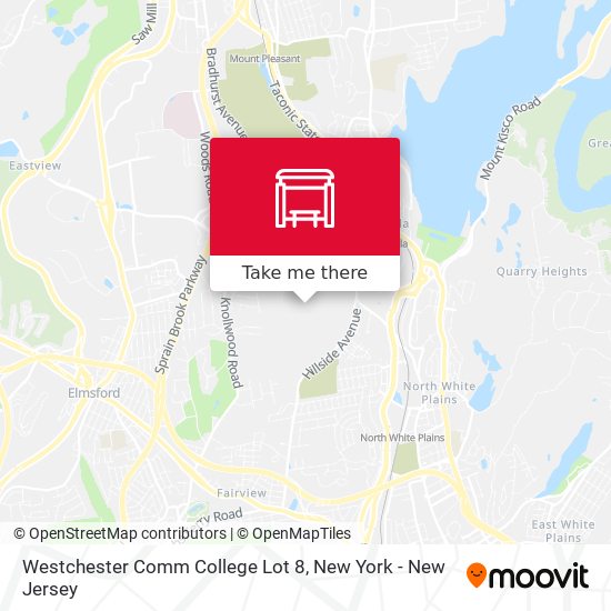 Westchester Comm College Lot 8 map