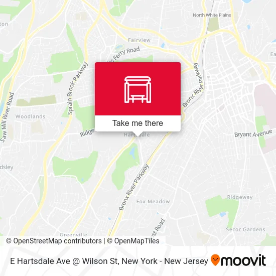 E Hartsdale Ave @ Wilson St map