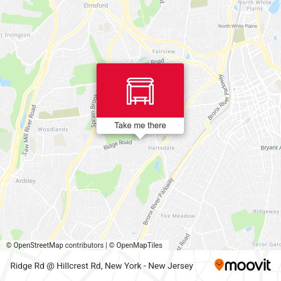 Mapa de Ridge Rd @ Hillcrest Rd