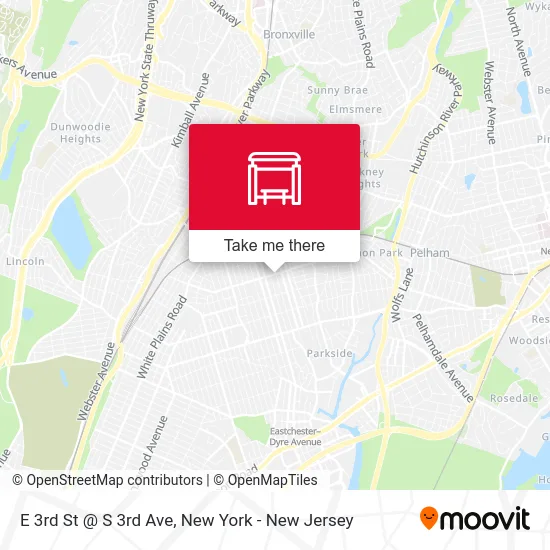 E 3rd St @ S 3rd Ave map