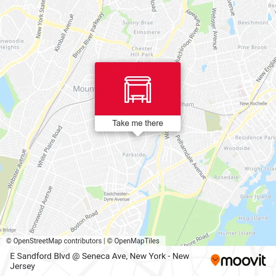 E Sandford Blvd @ Seneca Ave map