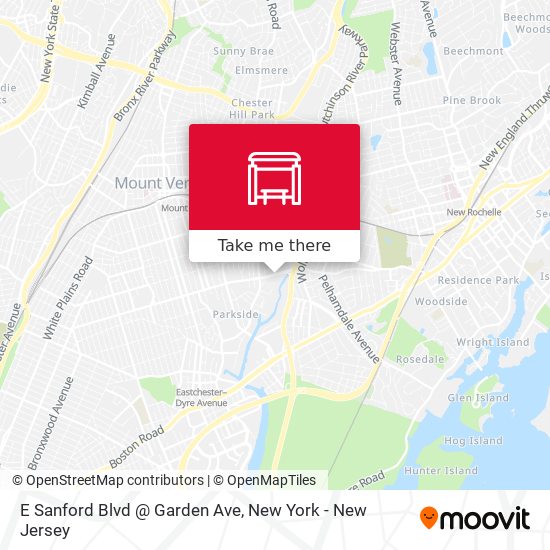 E Sanford Blvd @ Garden Ave map
