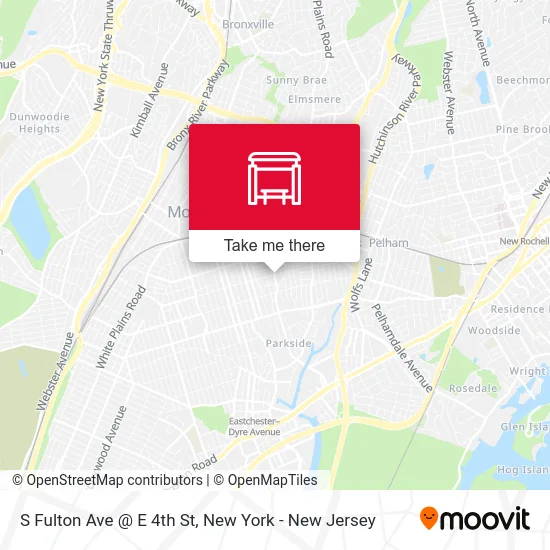 S Fulton Ave @ E 4th St map