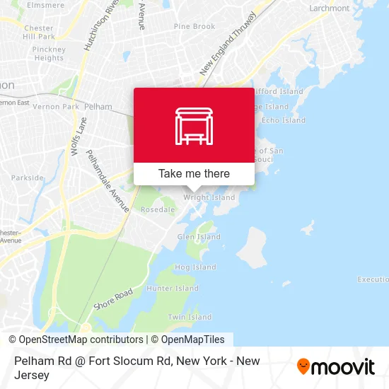 Pelham Rd @ Fort Slocum Rd map