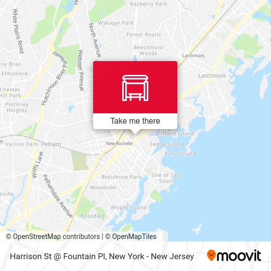 Harrison St @ Fountain Pl map
