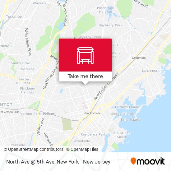 Mapa de North Ave @ 5th Ave
