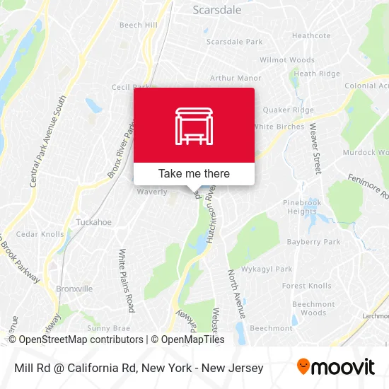 Mill Rd @ California Rd map