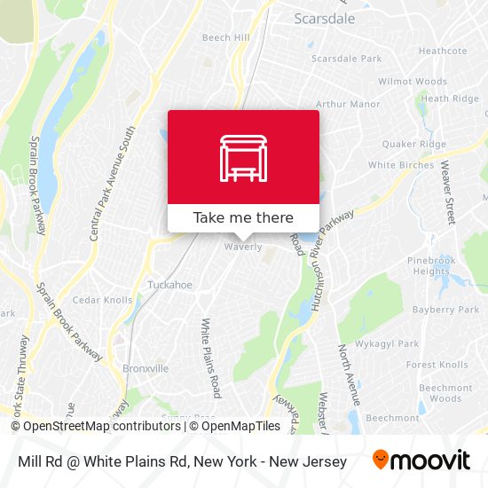 Mill Rd @ White Plains Rd map