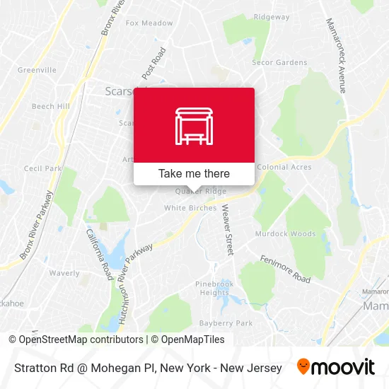 Stratton Rd @ Mohegan Pl map