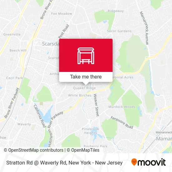 Stratton Rd @ Waverly Rd map