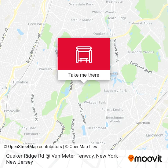 Quaker Ridge Rd @ Van Meter Fenway map