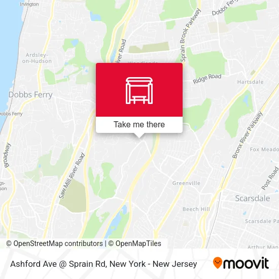 Mapa de Ashford Ave @ Sprain Rd