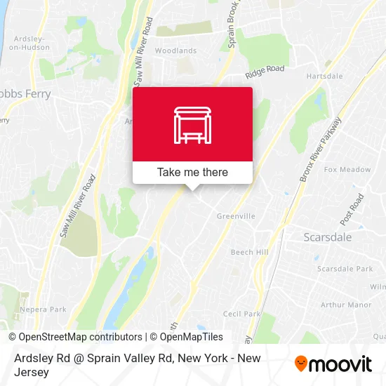 Mapa de Ardsley Rd @ Sprain Valley Rd