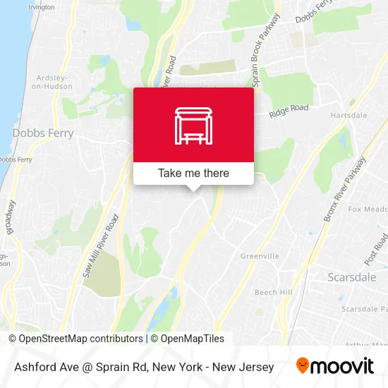 Mapa de Ashford Ave @ Sprain Rd