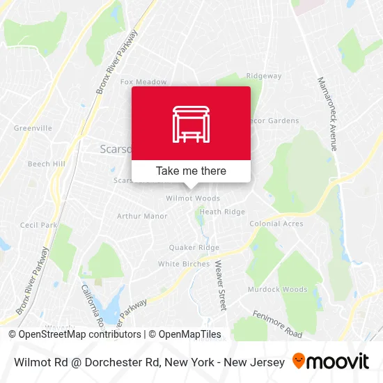 Wilmot Rd @ Dorchester Rd map