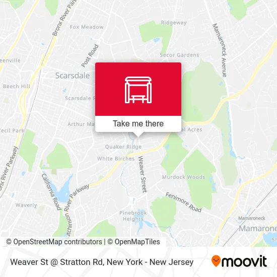 Weaver St @ Stratton Rd map