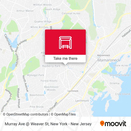 Murray Ave @ Weaver St map