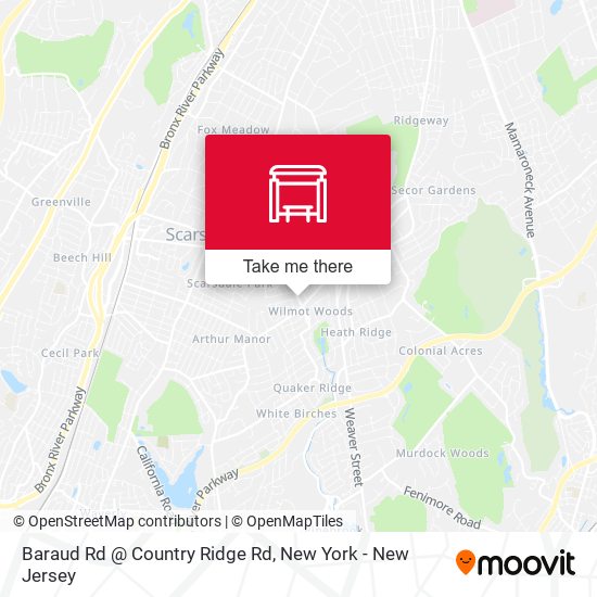 Baraud Rd @ Country Ridge Rd map