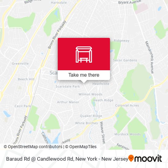 Mapa de Baraud Rd @ Candlewood Rd