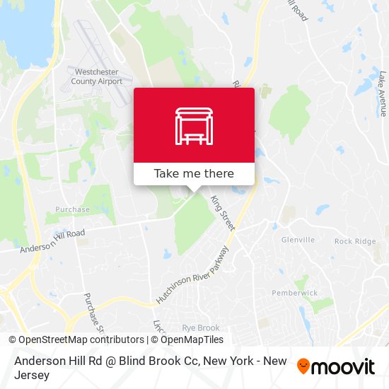 Anderson Hill Rd @ Blind Brook Cc map