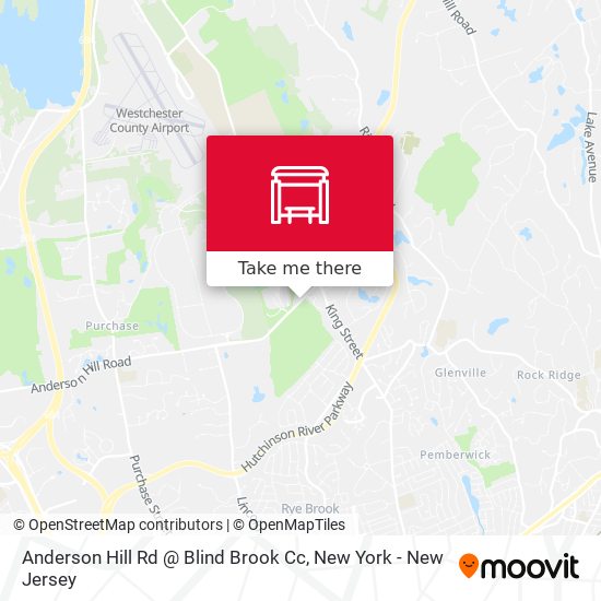 Anderson Hill Rd @ Blind Brook Cc map