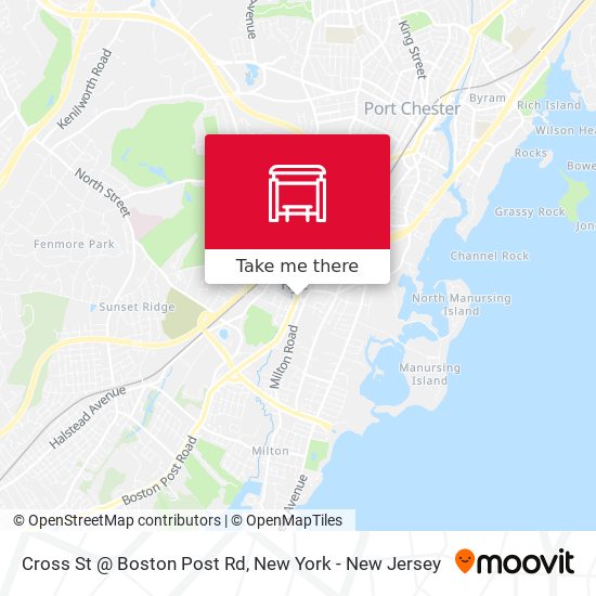 Cross St @ Boston Post Rd map
