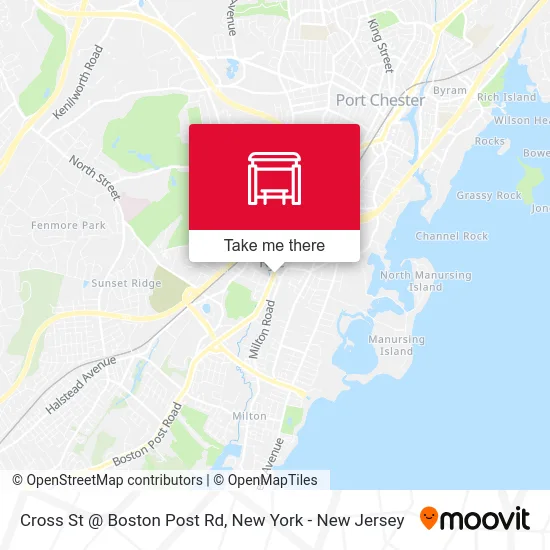 Cross St @ Boston Post Rd map