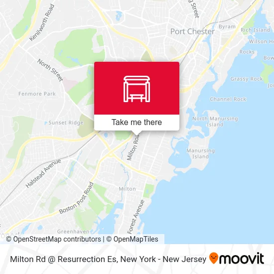 Milton Rd @ Resurrection Es map